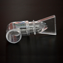 Aquarium aquarium acrylic transparent elbow elbow transparent duckbill nozzle elbow 90 degree corner elbow