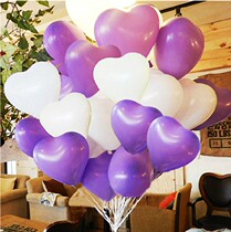 Wedding supplies Balloon proposal heart-shaped love wedding modeling balloon Wedding room decoration Christmas decorations