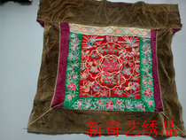 Old embroidery piece Miao embroidery piece ethnic minority handmade embroidery crafts seed embroidery old embroidery strap T1943