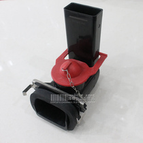 One-piece toilet water tank accessories toilet water tank accessories square water outlet drain valve snap cover water valve