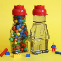  Wish one South Korea imported childrens room storage three-dimensional 3D kitchen storage storage box snack candy storage jar