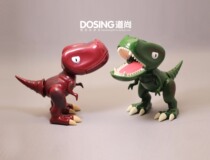Genuine bulk large Q version dinosaur Tyrannosaurus rex T-rex joint movable vinyl doll model ornaments
