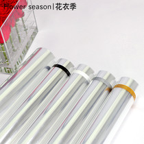  Roll dustproof and waterproof cellophane OPP transparent paper Flower shop floral bouquet package flower paper Flower material wrapping paper