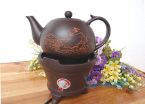 Pottery Furnace Tea Maker Burning Water Pot Imitation Ancient Ceramic Purple Sand Teapot Electronic Workout Tea Stove Burning Water Cooking Tea