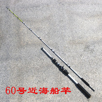 Fishing also exported Japanese squid fishing rod fishing rod 1 98 meters sea fishing rod Lupole MH Tuning Deep-sea Gun Handle Fishing Rod