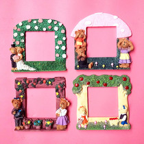 Childrens resin switch stickers wall stickers bedroom socket stickers decorative European pastoral creative fairy tale home three-dimensional wall decoration