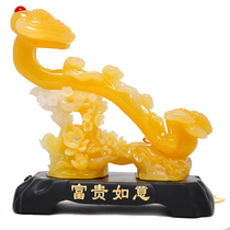 Jade Ruyi ornaments rich and beautiful moving gifts living room desk office decorations handicrafts furnishings