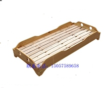 Kindergarten Solid Wood Bed Zhangzi Matsu Lunch Bed Childrens Bed Laminated Bed Laminated Bed Small Bed Wood Board Bed Toddler Special Bed Set