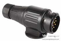 13-core copper core RV Yacht trailer plug socket 13-pin power plug socket module trailer accessories