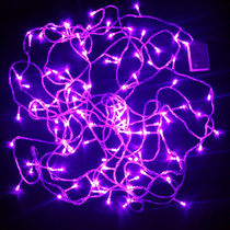 Purple LED lights flashing lights string Christmas lights Christmas lights decorative lights festive lights string lights full of stars neon lights
