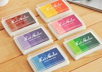 Special Korean gradient color printing clay DIY Cute color printing pad Wedding sign-in teacher seal partner