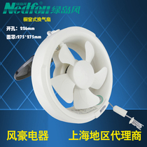 Green island wind ventilation fan kitchen oil fume bathroom wall style window exhaust fan APC20-4S-A