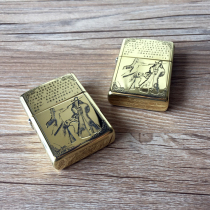 ZIPPO kerosene lighter original pure copper new Dawen journey to the West love regular armor optional gifts
