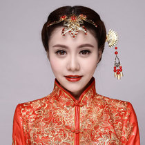 Qing] Chinese hairpin Hanfu Feng Crown cheongsam ancient costume Xiuhe clothing hair accessories hairpin hair comb 6603 6708