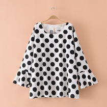 Ancient Goodies Custom Gaffer Increase Fatter MM200 Catty Collar Loose Cover 100 Hitch Lotus Leaf Cuff Casual Undershirt