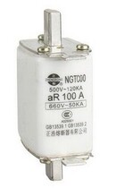 NGTC00-160 fast-acting fuse aR160A 125a 100a 80 ceramic low insurance 500V 660V