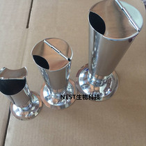 Stainless steel with lid inverted cone shaped bubble tweezers (large and small) tweezers barrel