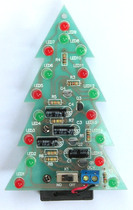 Christmas Tree Led Sparkling Light Water Lamp Electronic Tech Little Diy Making Small Inventive Puzzle Kit Loose Pieces