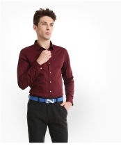 White shirt men long sleeve custom business casual mens non-iron mercerless cotton summer Korean slim shirt