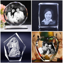 Crystal engraving souvenirs Christmas gifts Gifts Crystal engraving Text Photo award Engraving Crafts