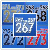  17-18 season Premier League White black blue red and gold Loose number Chelsea Manchester United Manchester City Liverpool Tottenham Arsenal