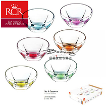 Italian RCR original Imported Crystal Glass Phantom creative salad bowl Small number soup bowl Bowl Rice Bowl fruit tray