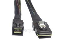 New mini sas HD SFF-8643 12G to SFF8087 6g backplane hard disk cage connection data cable
