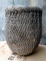 Folk collection of hand-woven grain baskets by ordinary people