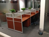 Shanghai office furniture screen computer desk staff telephone sales desk 4 people combination fashion staff partition