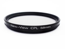 New Realm New-View polarizer CPL58mm filter SLR lens Polarized filter thin coating