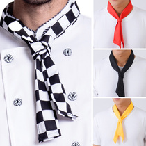Hotel Hotel Hotel Western Restaurant Chef Sweat Turf Neck Triangle Chef Accessories Scarf Waiter bow tie Men and Women