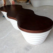 Factory direct FRP special-shaped leisure seat commercial beauty Chen rest chair hotel shopping mall waiting bench customization