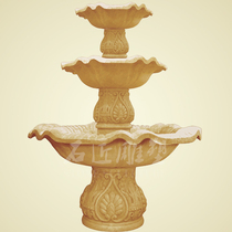 Artificial Sandstone Landscaped Water Landscape Fountain Fake Mountain Water View Square Fountain Wine Shop Doorway Water View-Three-layer water view