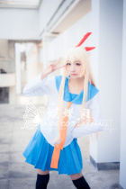 Butterfly family fake love Tongqi thousand Thorn Onodera small Saki uniform Cosplay send headdress