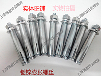 Metal expansion bolt galvanized expansion screw extra long iron expansion bolt M12 * 80-M12*300