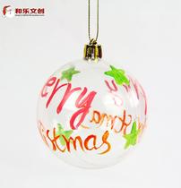 Christmas Ball Transparent ball Painted Ball Christmas Tree Decorations Christmas gifts Christmas decorations ay-002
