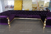 Jane Europe KTV box hotpot restaurant coffee western restaurant leisure bar table and chair combination corner U-shaped L deck sofa