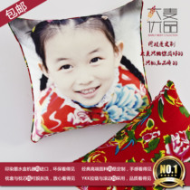  3D high quality pillow DIY personalized customization baby portrait photo photo sofa cushion creative gift