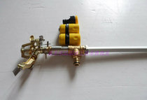 New extended aluminum tube ground zinc bird sprinkler garden watering irrigation nozzle stainless steel sprinkler set