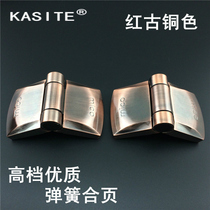 Public toilet toilet partition accessories hardware red bronze color automatic return closed door spring hinge hinge