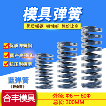 Blue spring mold spring rectangular spring Daily Standard spring TL6 8 10 12 14-60*300 light load