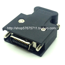 SCSI servo connector CN20 male plastic shell screw type 20P male plug welding wire type