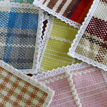 Environmentally friendly cotton and linen absorbent coaster pot mat pastoral style fabric insulation mat Creative Bowl mat table mat