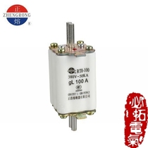 RT0-100 square tube cutter contact fuse (positive melting Zhenghao Shanghai mine Dragon