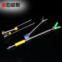 Fishing Rod rack bracket fishing bracket ground insertion Fort 2 1 m fishing chair pole frame (stainless steel bracket)