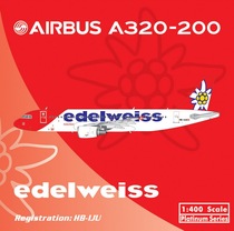 PH11232 1:400 Edelweiss AIR Airbus A320 HB-IJU
