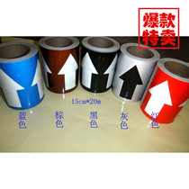 (Big promotion) reflective logo Arrow Pipeline logo arrow industrial pipeline flow reflective logo 15cm