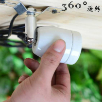 Reptile box universal hanging lamp holder lamp holder lamp holder 360 degree rotating fixed lamp holder lamp cover ceramic lamp holder
