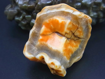 Desert paint Alashan jade Alashan Gobi Agate rough horse tooth stone Agate desert paint E