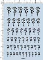 00836-10E10 Pop King - Michael Jackson Michael Jackson Water Sticker